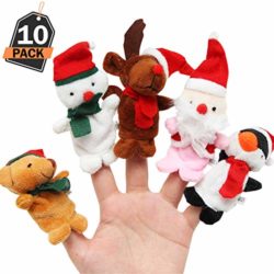 10 Peluches para Niños–Mini Personajes de Navidad–Minifiguras de Juguete para Favor,Premios,Sorpresa,Relleno de Regalos o Medias deTemporada Festiva–Decoración deDormitorio Infantil y Fiesta Navideña [OFERTAS]