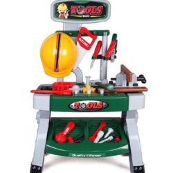 deAO Taller Mecánico con Set de Herramientas de Juguete – Mesa de Trabajo Incluye Accesorios [OFERTAS]