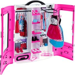 Barbie Fashionsita, Armario Fashion con Ropa y Accesorios (Mattel DMT57) [OFERTA FINALIZADA]