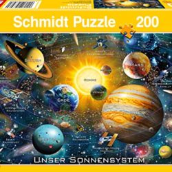 Schmidt Spiele Puzzle 56308 Nuestro Sistema Solar, 200 Piezas Niño Rompecabezas [OFERTAS]