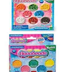 Aquabeads – Paquete de cuentas sólidas y para joyería, multicolores [OFERTAS]