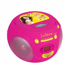 Soy Luna – Reproductor Radio CD Portátil, Color Rosa (Lexibook RCD102SL) [OFERTAS]