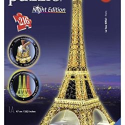 Ravensburger – 3D Puzzle Building Tour Eiffel Night (12579 1) [OFERTA FINALIZADA]
