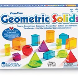 Learning Resources LER4331 – Formas geométricas de plástico transparentes, varios colores [OFERTAS]