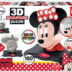 Educa Color Minnie Puzzle 3D pintable Sculpture 160 Piezas, (17930) [OFERTAS]