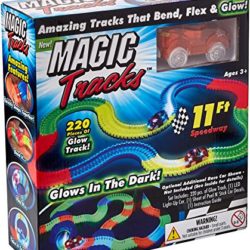 220 piezas Magic Tracks 11Ft Speedway Amazing Tracks que doblan Flex Glow en la oscuridad [OFERTAS]