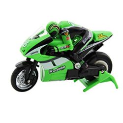 XciteRC 34000200 – Control Remoto de Carreras de Motos de RC Mini Bike RTR 2.4 GHz, Verde [OFERTAS]