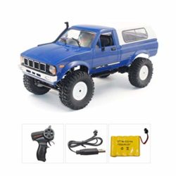 Laurelmartina C-24 4WD 1:16 RC Coche Off Road Crawler Juguetes de Escalada con Faros de Control Remoto Vehículo Buggy Juguetes para Niños Regalo RTR [OFERTAS]