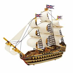 GODNECE – Maqueta de Barco de Madera 3D para Montar (Set de construcción de Madera para Adultos y niños) [OFERTAS]