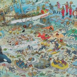 Jumbo – Puzzle Deep Sea Fun, 2000 piezas (617080) [OFERTAS]