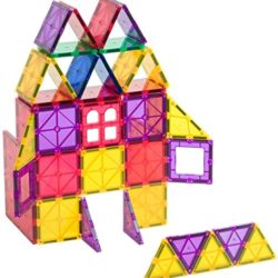 Conjunto de 60 + 6 piezas Playmags: ahora con imanes más fuertes, resistentes y duraderos, con baldosas de colores vivos y transparentes. Dieciocho piezas accesorias Clickins para aumentar la creatividad [OFERTAS]