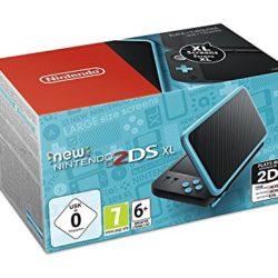 Nintendo New 2DS XL – Consola Portátil, Color Negro y Turquesa [OFERTAS]