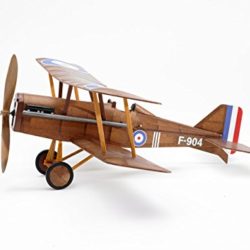 RAF SE5a WWI Bi-plane model airplane complete vintage model rubber-powered balsa wood aircraft kit that really flies! by Vintage Model Co. [OFERTAS]