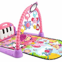 Fisher-Price Gimnasio Piano Pataditas Rosa, manta de juego bebé (Mattel BMH48) [OFERTAS]