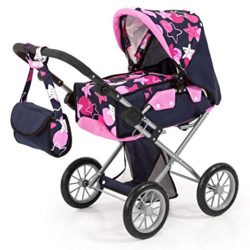 Bayer Design – Cochecito de muñeca, City Star, Color Azul, Rosa (13669AA) [OFERTAS]