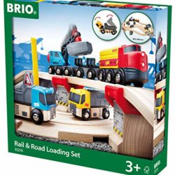 Brio 33210  – Circuito de carreterar para coches y locomotaras de juguete [Importado de Alemania] [OFERTAS]