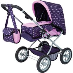 Bayer Design – Cochecito de muñeca, Combi Grande, Color Lila, Rosa (15075AA) [OFERTAS]