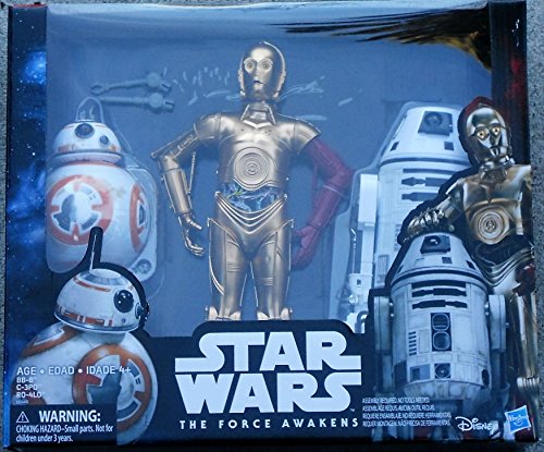 Star Wars B Force Awakens 12 Droid 3 Pack C-3PO,BB-8,RO-4LO Figura Exclusiva 