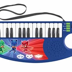 PJ Masks Pijamasks-Keytar el Teclado Guitarra, Instrumento Infantil a Partir de 3 años (Lexibook K280PJM) Musical, Color Blue/Verde/Rosso [OFERTAS]