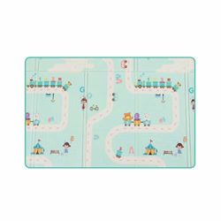 Takefuns – Alfombra de Juegos Plegable para bebé (200 x 180 cm, tamaño Extragrande, de Espuma, Reversible, Impermeable, portátil, Doble Cara, para Uso en Interiores o Exteriores, no tóxica) [OFERTAS]