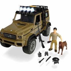 Set M Playlife de caza AMG 500 con figura y accesorios (Dickie 3834002) [OFERTAS]