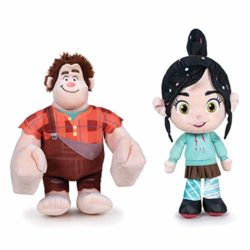 Famosa – Softies Conjunto Completo 2 Peluche Felpa Disney 20cm Ralph el Demoledor Wreck it Ralph 2 Vanellope [OFERTAS]