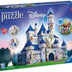 Ravensburger-00.012.587 Puzzles 3D Building Serie Maxi, Disney Fantasy Castle (12587) [OFERTAS]