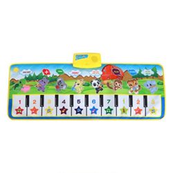 Fdit Socialme-EU Piano Electrónico Bebé Juego de Teclado Sonido Musical Animal Música Teclado Arrastrándose Manta Regalo de Niños [OFERTAS]