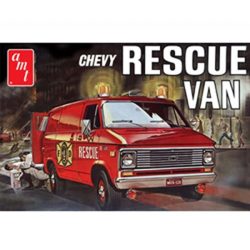 AMT escala del 1:25 de plástico «1975 Chevy» Rescue Kit Van Modelo (Rojo) [OFERTAS]