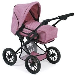 Bayer Chic 2000 560 70 Carrito de Muñecas Leni-, Jeans Color Rosa [OFERTAS]