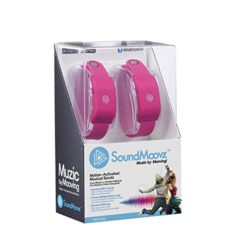 SoundMoovz – Set de 2 pulseras Muzic By Mooving para crear y componer sonidos y música, color rosa (Fábrica de Juguetes 41242) [OFERTAS]