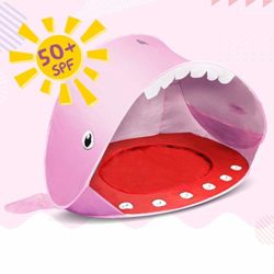 Opret Tienda Playa Bebe, Pop-up Tiendas de Campaña con Piscina para Niños Carpa Plegable Portátil Anti UV 50+ Protector Solar, Estilo de Ballen [OFERTAS]