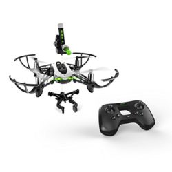 Parrot Mambo Mission – Dron cuadricóptero (30 Km/h, 10 minutos de vuelo, 100 metros de alcance) + Mando Flypad + Soporte smartphone + Cañon + 50 bolas + Pinza Grabber [OFERTAS]