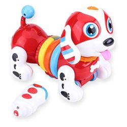 Dilwe RC Perro, Electrónico Control Remoto Robótico Perrito Interactivo Singing Dancing Robot Dog Juguete para Niños [OFERTAS]