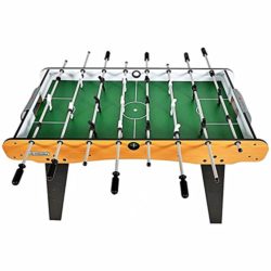 WIN.MAX Tabla de fútbol 4 pies 48 * 24 * 25 Fútbol Juego de futbolín Mesa de Madera Competición Tamaño MDF Construcción Arcade Deportes Diversión Heavy Duty Indoor Pub Room Game [OFERTAS]