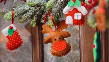 🌟 Broches de Fieltro para Navidad